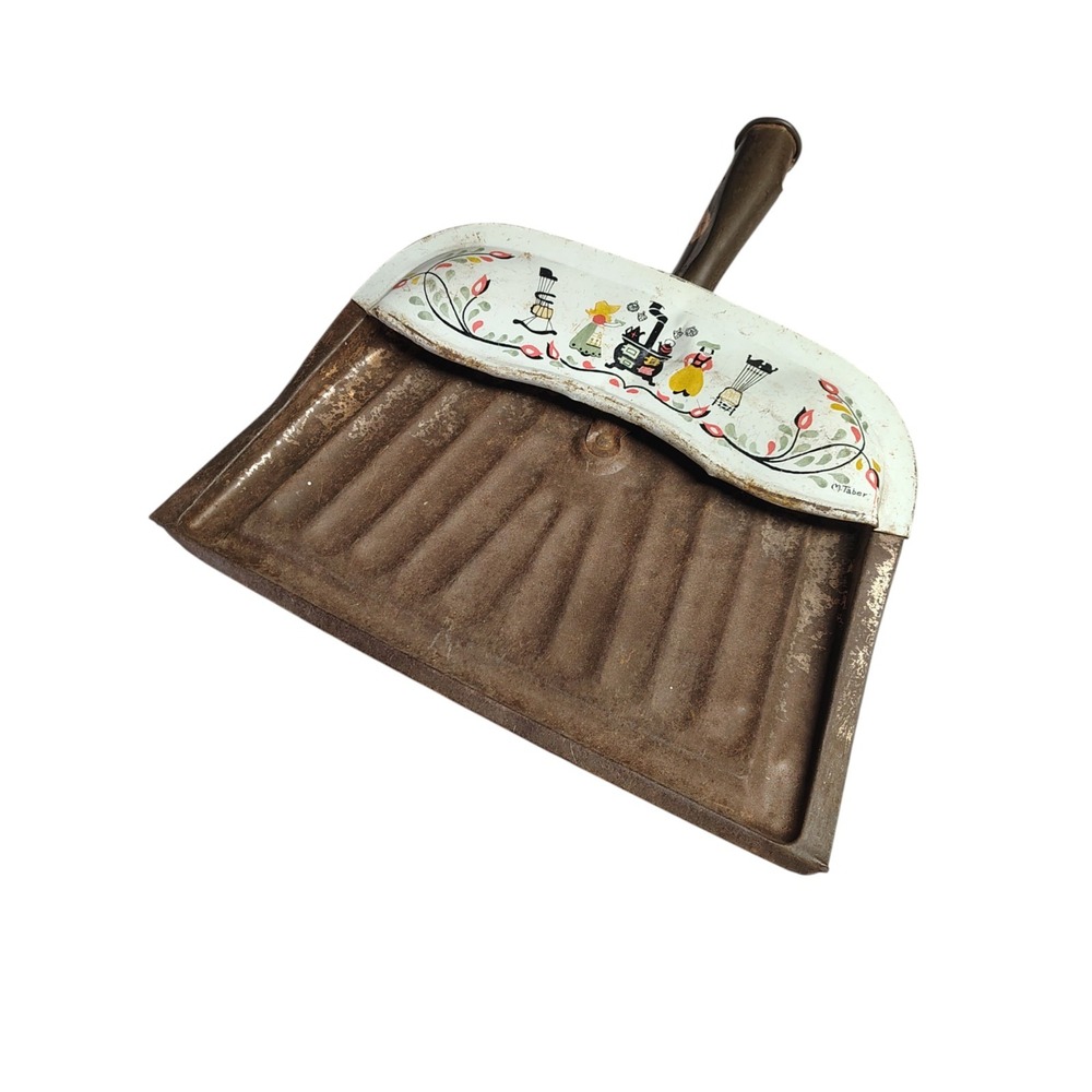Vintage Antique Cottagecore Copper/Metal Dustpan‎